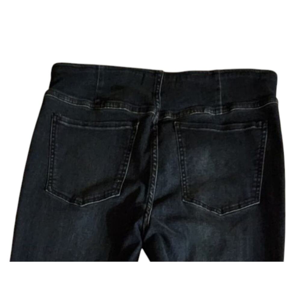 Free People We The Free Flared Jeans Pull On Blue Denim Stretch Women's Size 31 - Picture 4 of 15
